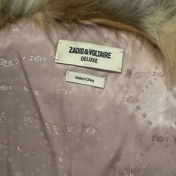 Zadig & Voltaire Bolero Fee Deluxe Gilet Fox Fur Vest Size XS - Picture 12 of 14